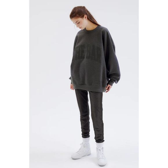 The BAR Varsity Inside Out Sweatshirt Grey White Reversible Size XL - Picture 5 of 8